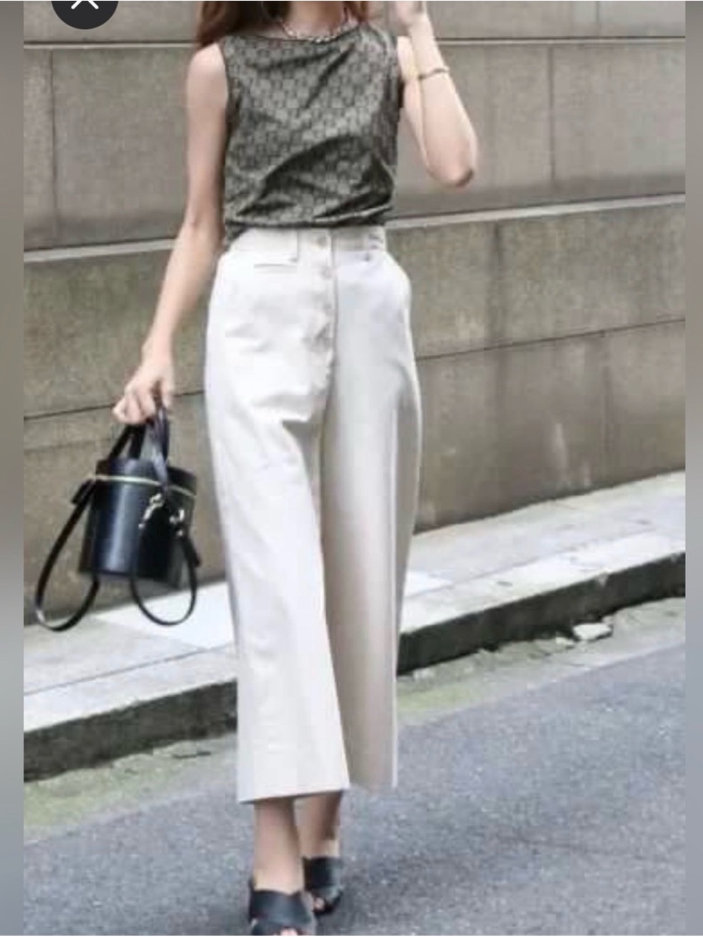 FENDI Monogram Grey Top (FINAL SALE)